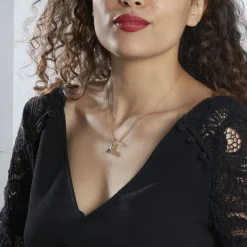 Histoire d'Or Collier Dyanah Plaque Or Jaune Oxyde De Zirconium Clearance