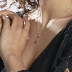 Histoire d'Or Collier Dyanah Plaque Or Jaune Oxyde De Zirconium Clearance