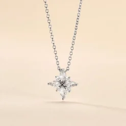 Histoire d'Or Collier Eclat Argent Blanc Oxyde De Zirconium New