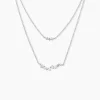 Histoire d'Or Collier Eclat d'Aurore Argent Blanc Oxyde De Zirconium Outlet