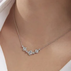 Histoire d'Or Collier Edyta Argent Blanc Oxyde De Zirconium Outlet