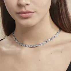 Histoire d'Or Collier Elae Argent Bicolore Best