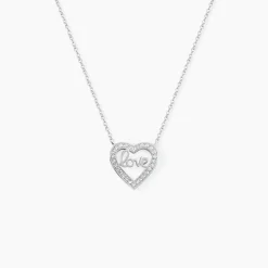 Histoire d'Or Collier Elansa Argent Blanc Oxyde De Zirconium Online