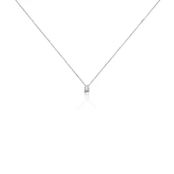 Histoire d'Or Collier Elfa Or Blanc Diamant Hot