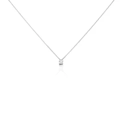 Histoire d'Or Collier Elfa Or Blanc Diamant Outlet