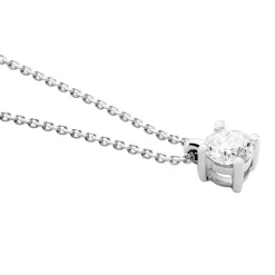 Histoire d'Or Collier Elfa Or Blanc Diamant Outlet