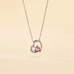 Histoire d'Or Collier Eliana Or Blanc Amethyste Et Oxyde De Zirconium or blanc amethyste violette Sale