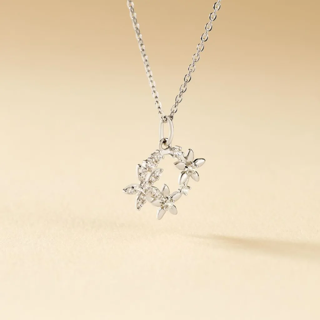 Histoire d'Or Collier Elinia Argent Blanc Oxyde De Zirconium Outlet