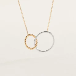 Histoire d'Or Collier Elizabeta Or Bicolore Discount