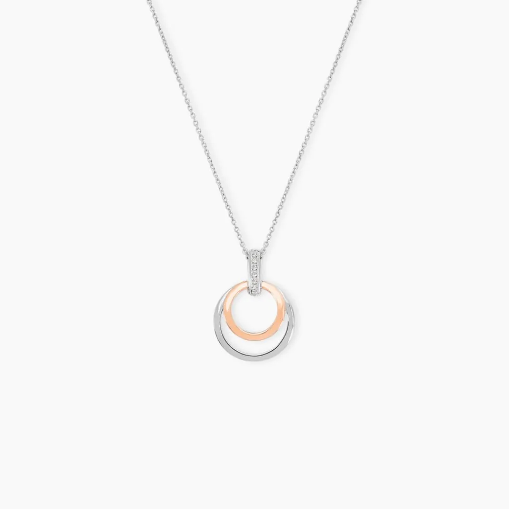 Histoire d'Or Collier Eloisia Or Bicolore Diamant Best