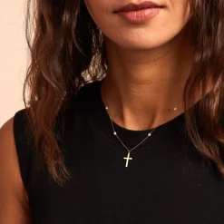 Histoire d'Or Collier Elsabeth Or Jaune Perle De Culture New