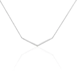 Histoire d'Or Collier Emea Argent Blanc Oxyde De Zirconium Outlet