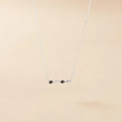 Histoire d'Or Collier Enid Or Blanc Diamant Sale