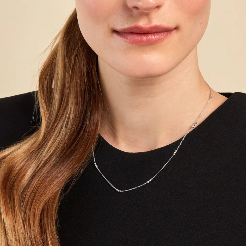 Histoire d'Or Collier Eniola Argent Blanc Online