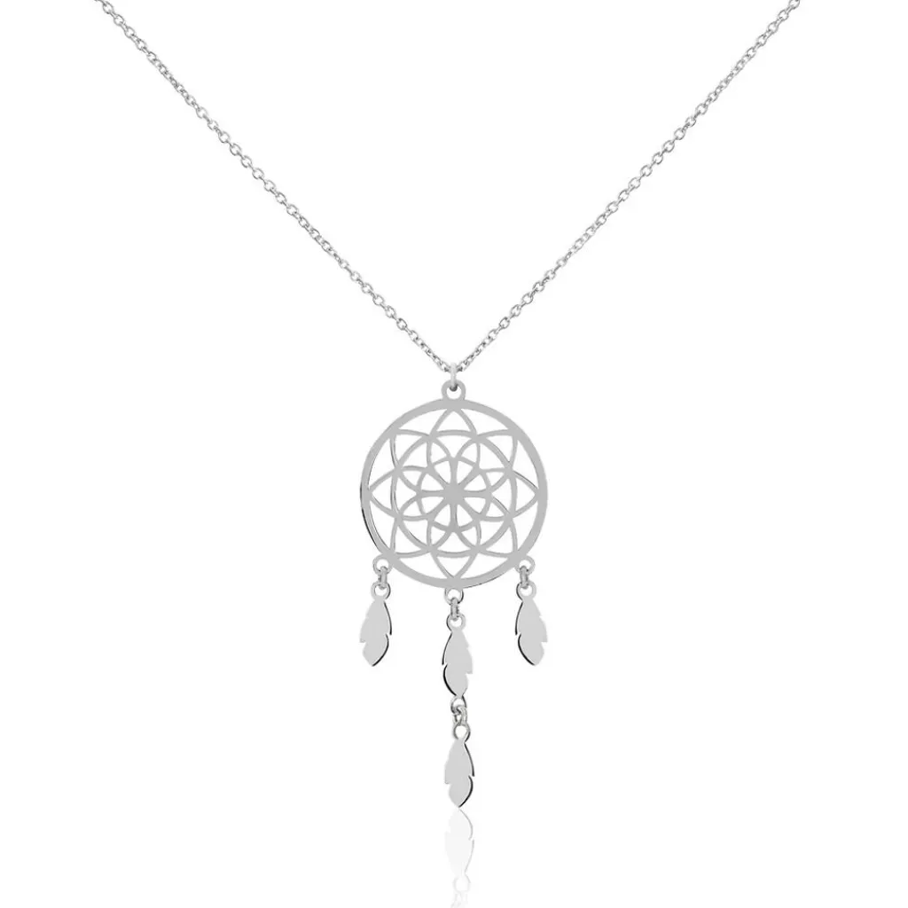 Histoire d'Or Collier Enola Argent Blanc