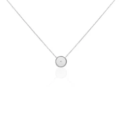Histoire d'Or Collier Erina Argent Blanc Nacre Oxyde De Zirconium argent blanc nacre blanc Online