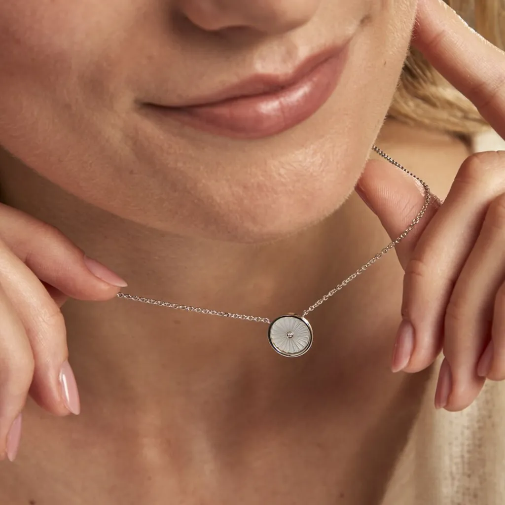 Histoire d'Or Collier Erina Argent Blanc Nacre Oxyde De Zirconium argent blanc nacre blanc Online