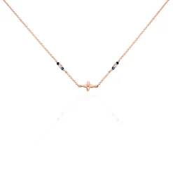 Histoire d'Or Collier Esia Argent Rose Oxyde De Zirconium Discount