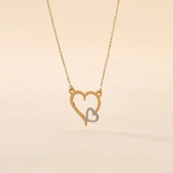 Histoire d'Or Collier Estello Or Bicolore New