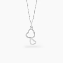 Histoire d'Or Collier Estina Argent Blanc Best