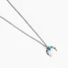 Histoire d'Or Collier Estrid Argent Blanc Turquoise