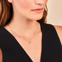 Histoire d'Or Collier Estrid Argent Blanc Turquoise