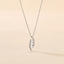 Histoire d'Or Collier Eternite Or Blanc Diamant Outlet
