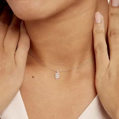 Histoire d'Or Collier Eternite Or Blanc Diamant Outlet