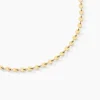 Histoire d'Or Collier Eva Acier Jaune New