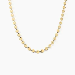 Histoire d'Or Collier Eva Acier Jaune New