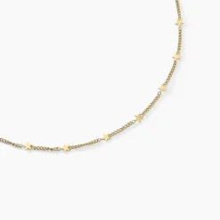 Histoire d'Or Collier Eva Acier Jaune Discount