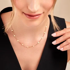 Histoire d'Or Collier Eva Acier Jaune Sale