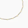 Histoire d'Or Collier Eva Acier Jaune Outlet