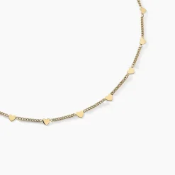 Histoire d'Or Collier Eva Acier Jaune Outlet