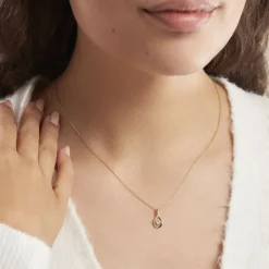 Histoire d'Or Collier Evana Or Jaune Oxyde De Zirconium Discount