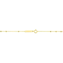 Histoire d'Or Collier Evelina Croix Maille Boule Or Jaune Discount