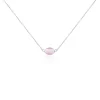 Histoire d'Or Collier Evren Argent Blanc Quartz Rose Sale