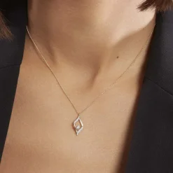 Histoire d'Or Collier Eye Or Jaune Oxyde De Zirconium Hot