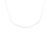 Histoire d'Or Collier Fanchette Or Blanc Diamant Online