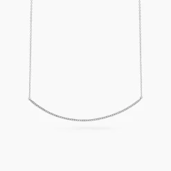 Histoire d'Or Collier Fanchette Or Blanc Diamant Online