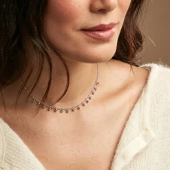 Histoire d'Or Collier Fancy Argent Blanc Discount