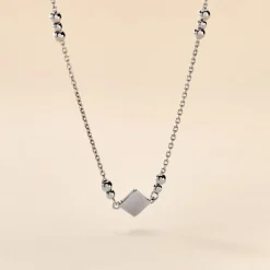 Histoire d'Or Collier Fancy Argent Blanc Hot
