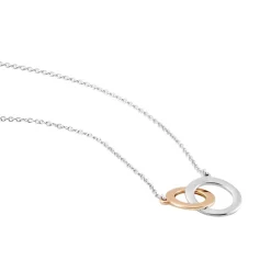 Histoire d'Or Collier Fethi Argent Bicolore Hot