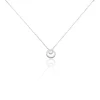 Histoire d'Or Collier Fidelia Or Blanc Diamant New