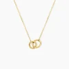 Histoire d'Or Collier Fino Acier Jaune Hot