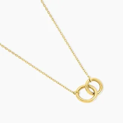 Histoire d'Or Collier Fino Acier Jaune Hot