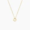 Histoire d'Or Collier Fino Acier Jaune