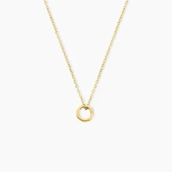 Histoire d'Or Collier Fino Acier Jaune