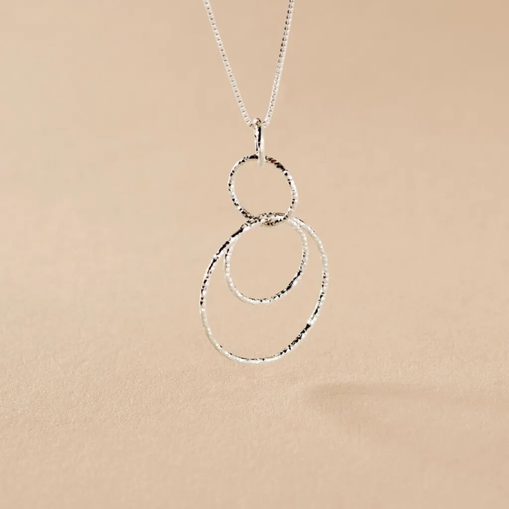 Histoire d'Or Collier Flaura Argent Blanc Discount