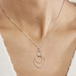 Histoire d'Or Collier Flaura Argent Blanc Discount